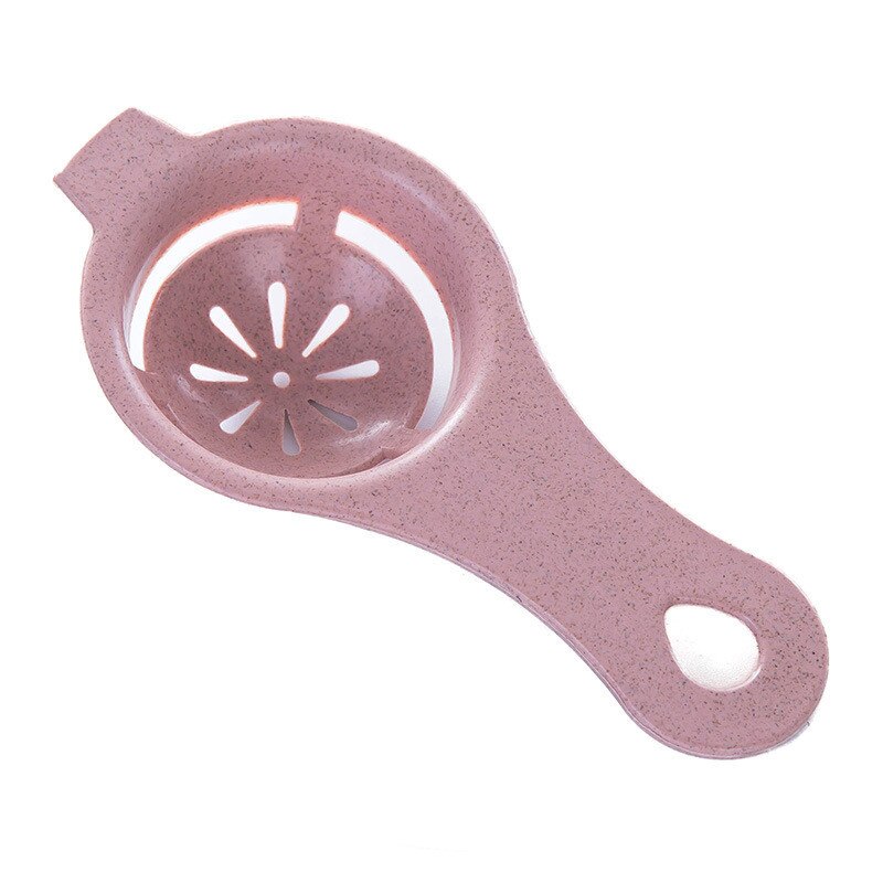 Separador de clara de huevo colador de uso doméstico de cocina para hornear cocina Gadgets yema de huevo de plástico de filtro