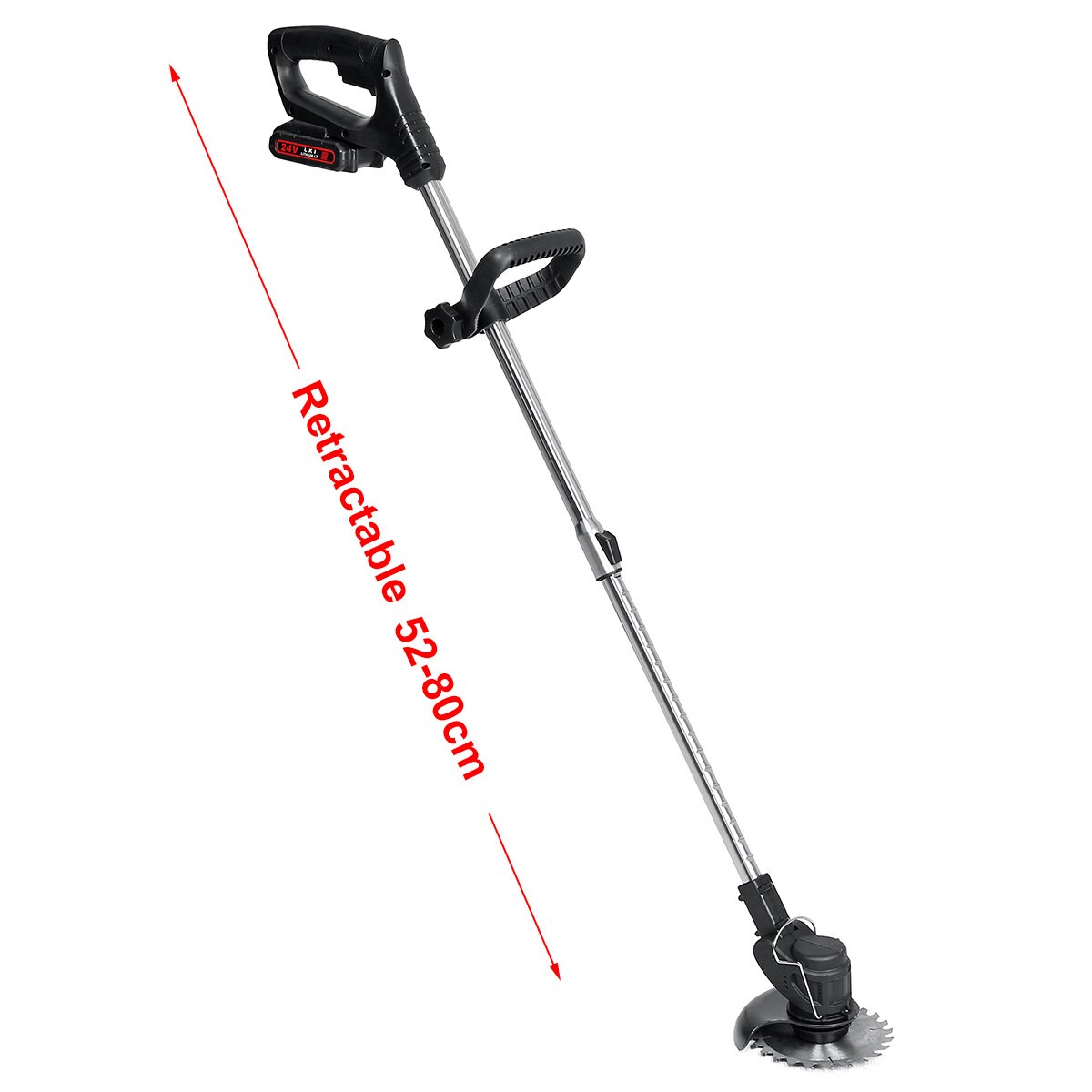 1800W Brushless Adjustable Electric Grass Trimmer Cordless Lawn Mower Cutter Garden Tools Compatible for Makita 18V Battery