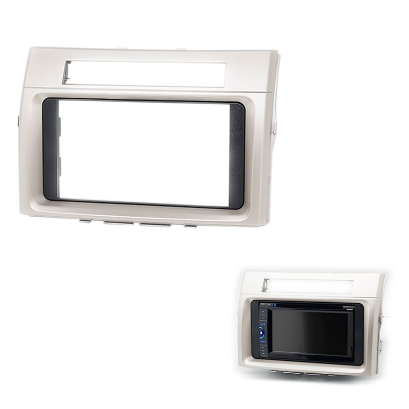 Radio montada en CD de coche/DVD de 2DIN para TOYOTA Corolla Verso 2004, Panel estéreo con marco de montaje
