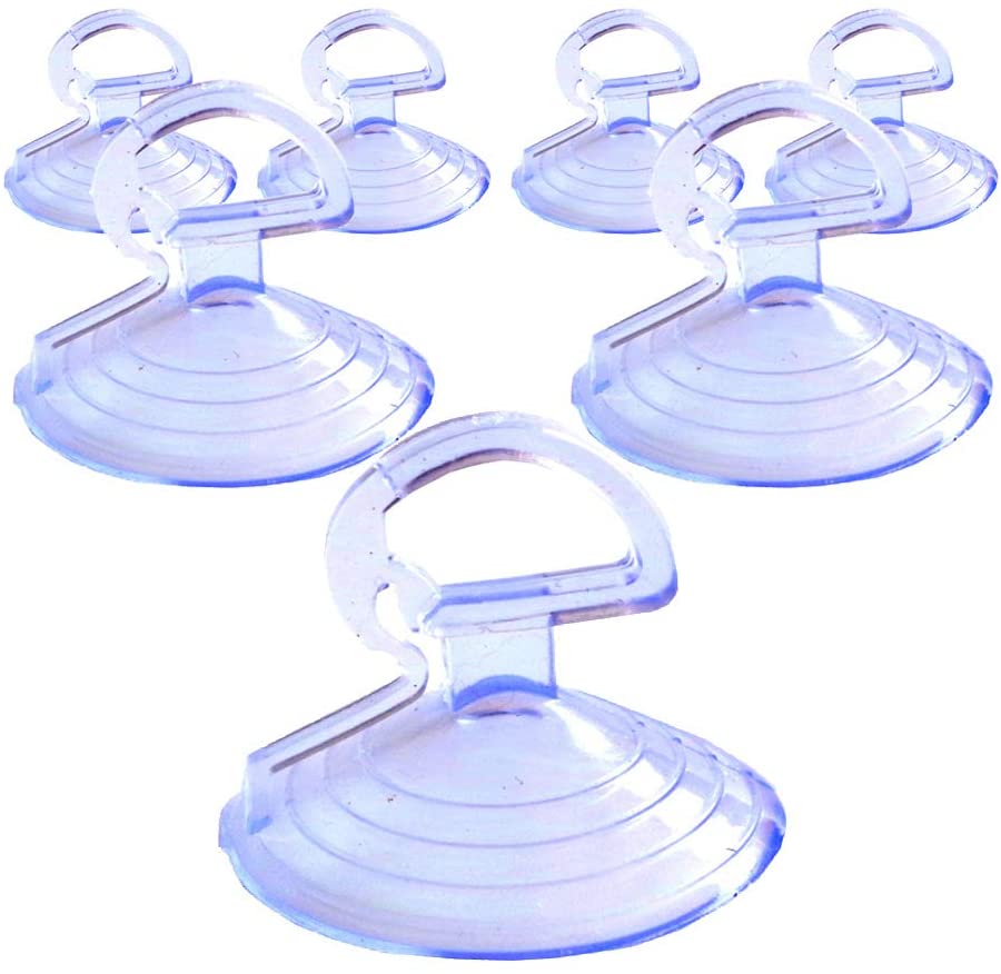 Car sunshade 5PCS 3.5cm Plastic Rubber Suction Cup Wedding Car Balloon Decoration Transparent Glass Plastic Sucker Hooks