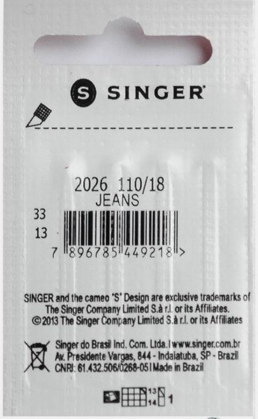 10PCS SINGER sewing machine needles household sewing machines needles denim needles thick needles