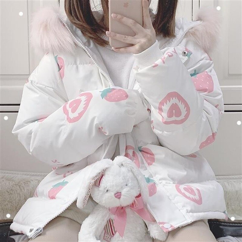 Veste D’automne Imperméable Kawaii Pour Femmes Et Adolescentes – Coupe Ajustée, Polyester – Style Mignon Et Pratique - 8