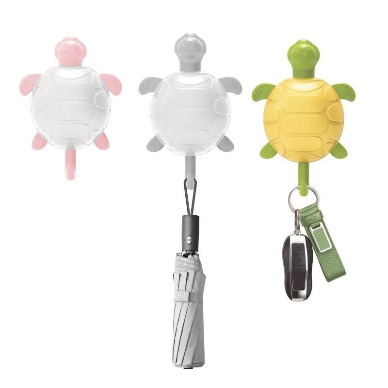1Pc Schildpad Adhesive Haken Muur Multifunctionele Haak Sterke Zelfklevende Deur Muur Hangers Keuken Magic Hoom Accessoires