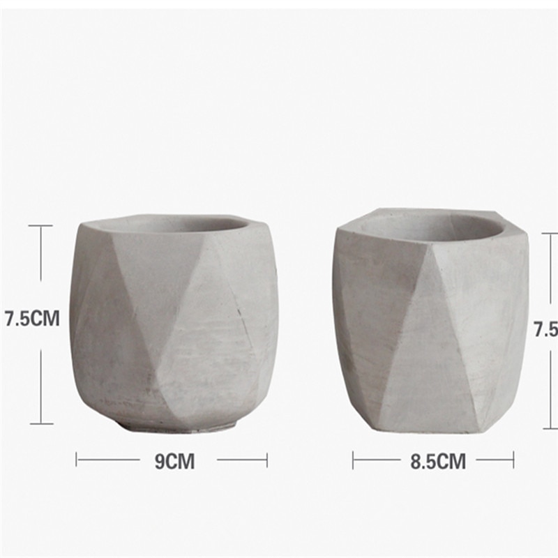 Moldes de cerámica de arcilla para maceta de cemento, molde de silicona para maceta de concreto