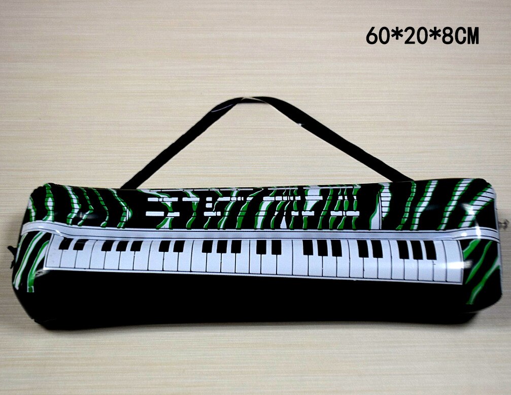 Grappige Milieubescherming Pvc Opblaasbare Muziekinstrument Saxofoon Gitaar Tape Simulatie Rekwisieten Partij Levert: Electronic organ