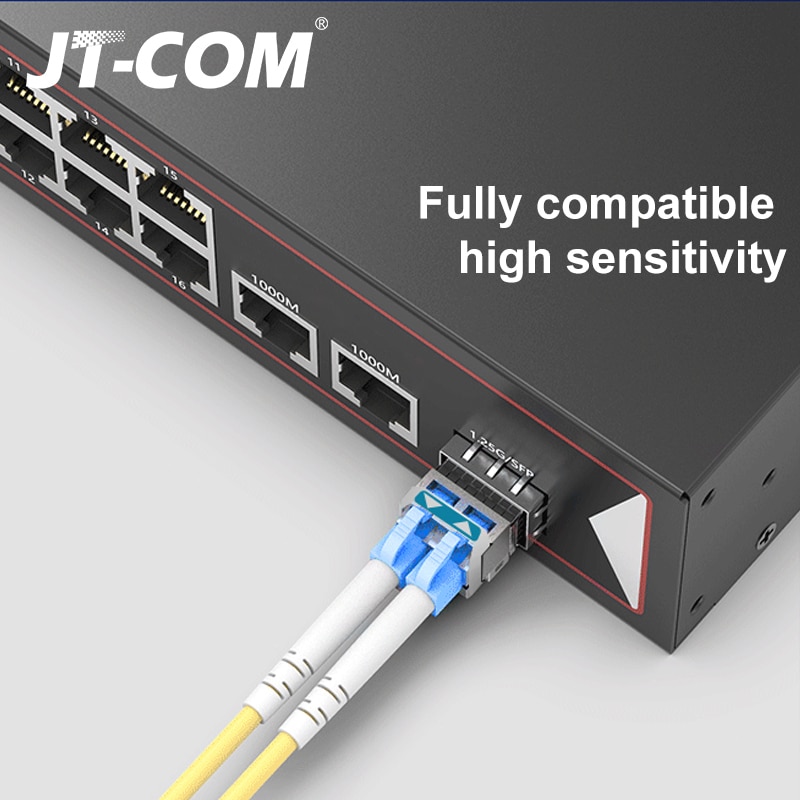 10G Sfp + Duplex Lc Sfp-module Single Mode 2 ~ 80Km Glasvezel Module 1310nm Met Cisco/Mikrotik/Huawei Schakelaar Volledige Compatibel