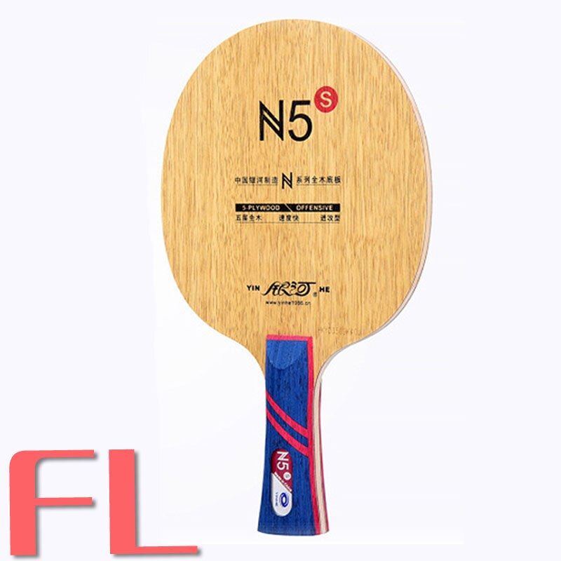 Yinhe-Hoja de tenis de mesa para raqueta de ping pong, N5, N5S, N-5, de madera, N 5 Attack, con bucle: N5S FL