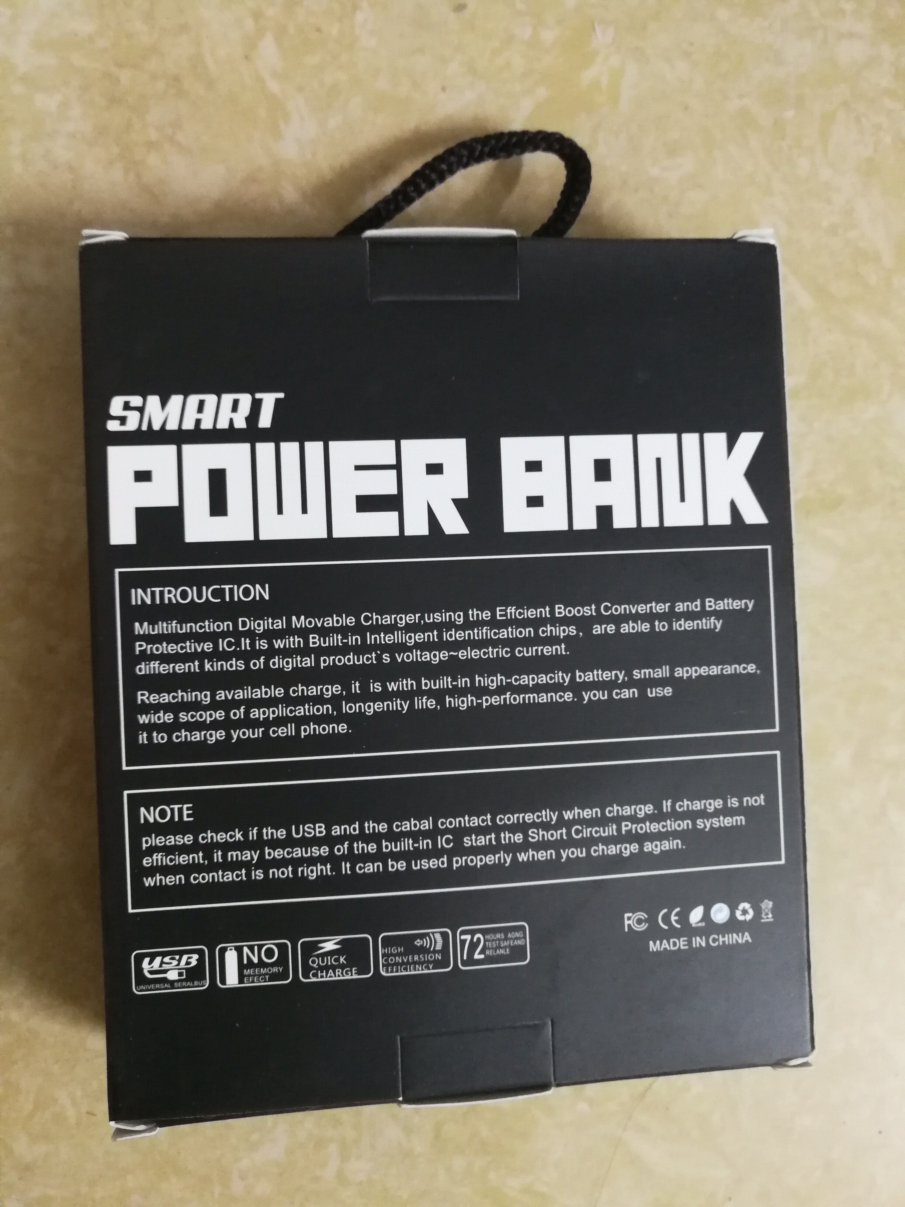 10000Mah Powerbank Met Verpakking Pover Bank Charger Dual Usb-poorten Externe Batterij 2A Snel Opladen