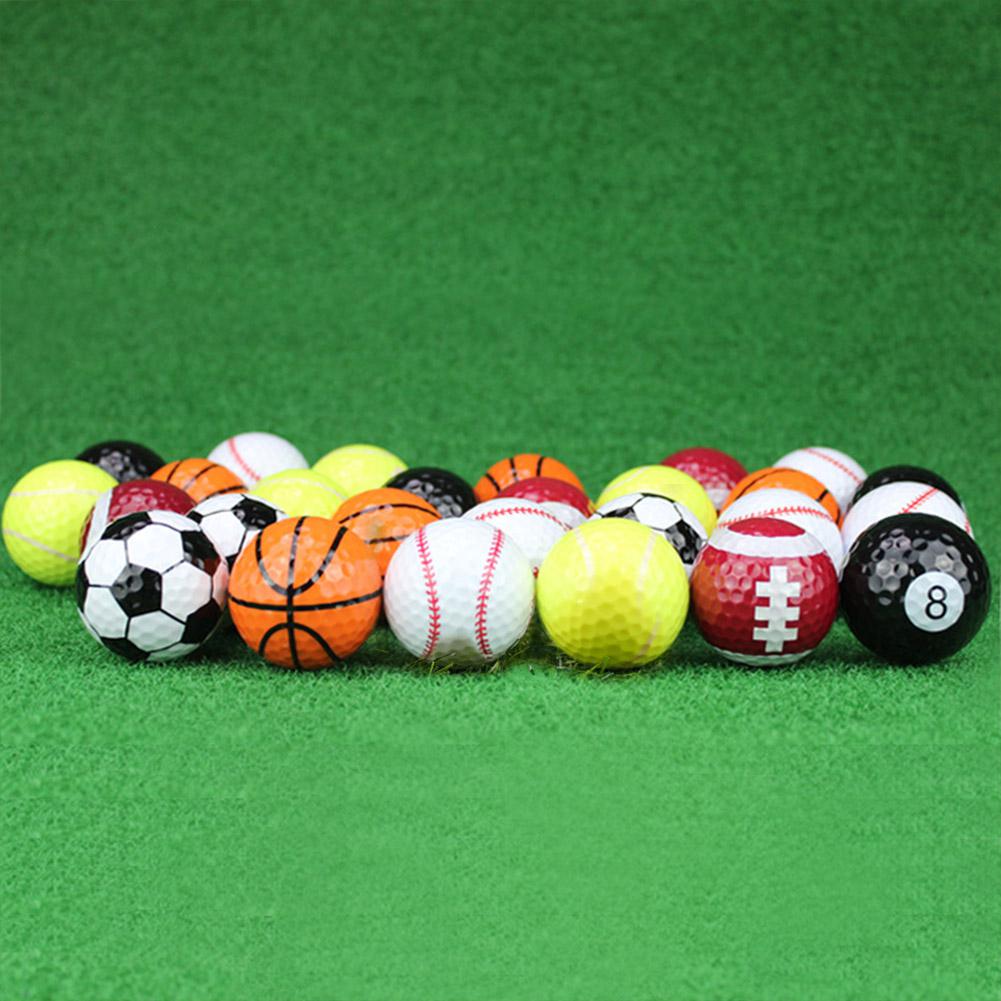 Balle de Golf créative pratique jeu de Golf similaire balles en caoutchouc Rugby Football billard balles de Golf accessoires