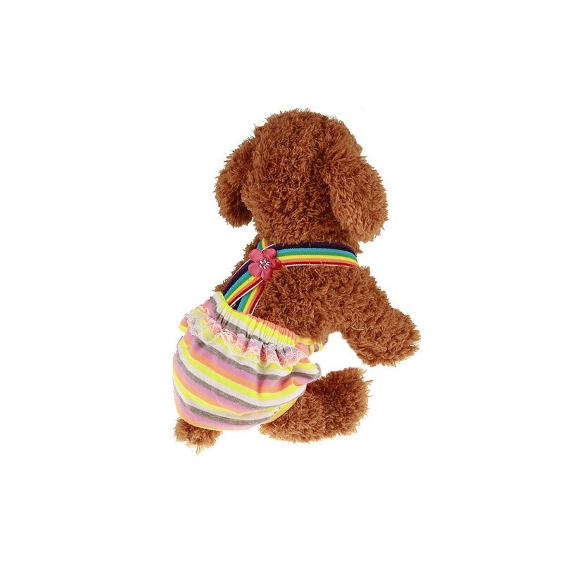 Ropa interior para mascotas, ropa encantadora para perro, correa para apretar Braga pañal, pantalones fisiológicos, suministros para perros de belleza
