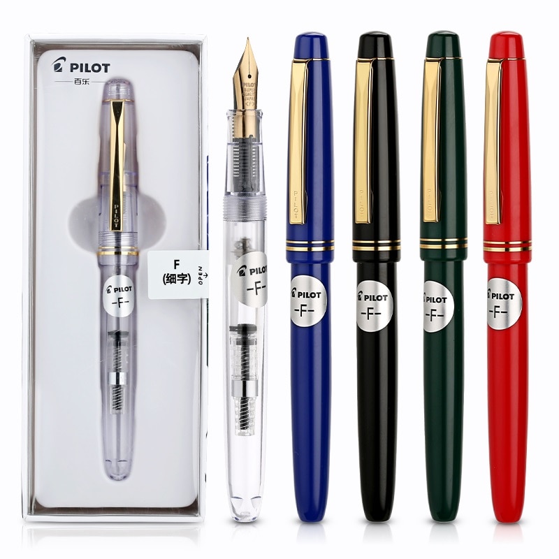 PILOT 78g 78g+ 22k golden Transparent color original Iridium fountain pen students practice calligraphy ef f m nib