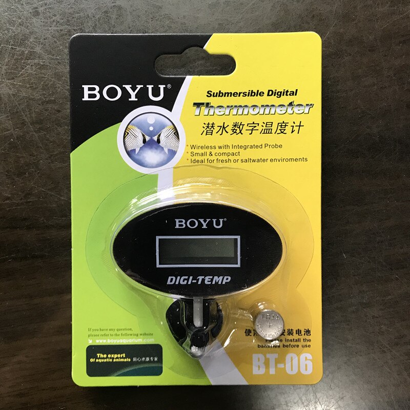 Boyu bt -06 digitale onderwaterthermometer aquarium zeeaquarium reptielen hagedissenaquarium