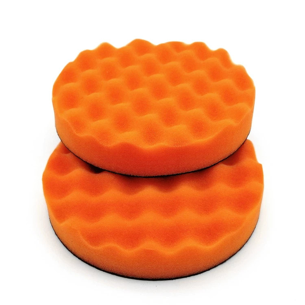AUTOBRIGHT 5 "6" Zoll Auto Polierer Pad Professionelle Poliermaschine Schwamm Schnelle Detaillierung Waschwachs Spiegel Wachsen Sauberer Schaum: Rot