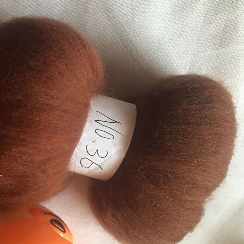 WFPFBEC 70 s Australië GEKAMD 100% WOL fiber merino diy wol voor neddles vilten 50g 100g NR 36