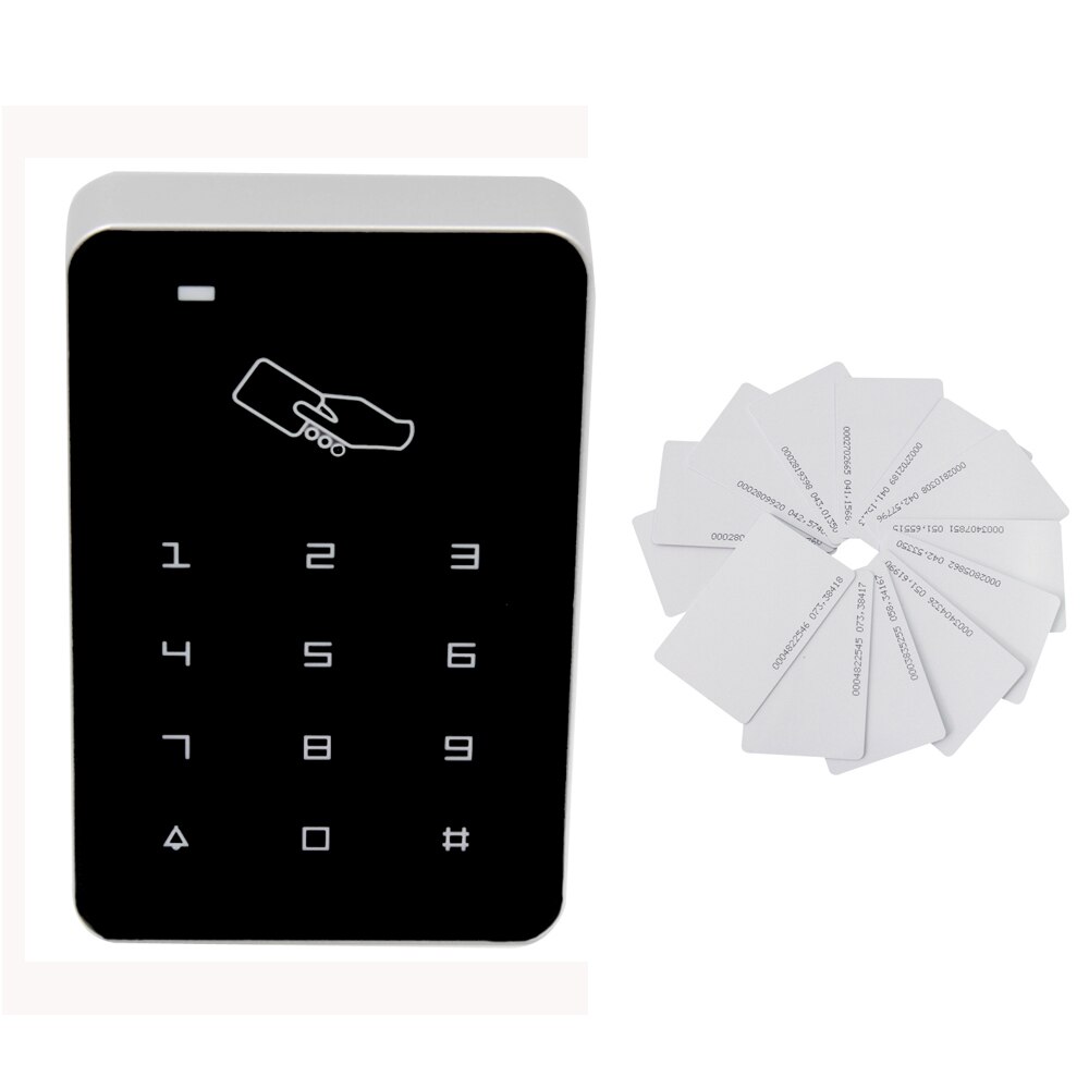 1000 User 125khz RFID Keypad Access Control System Door Lock Controller RFID card reader Access control: AC and 10 ID card