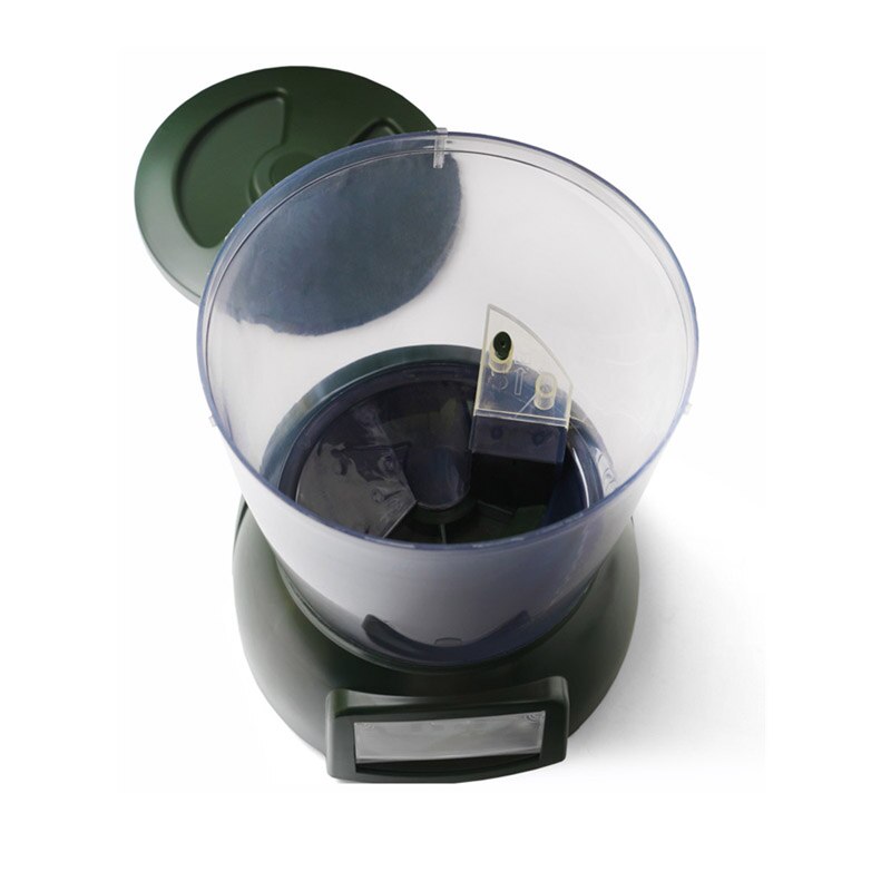 4.25L Automatic Pond Fish Feeder Fish Food Dispenser Digital Aquarium Timer Feeder with LCD Tank Food Feeding Machine