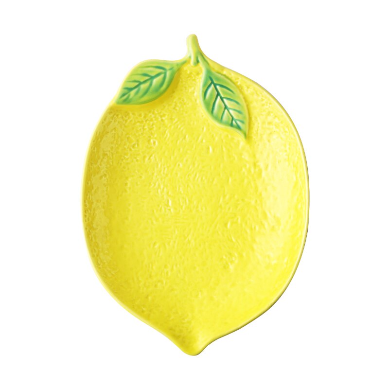 2 stk sød citron morgenmad dessert skål keramisk frugt tallerken japansk husholdning keramik bordservice middagssæt porcelæn
