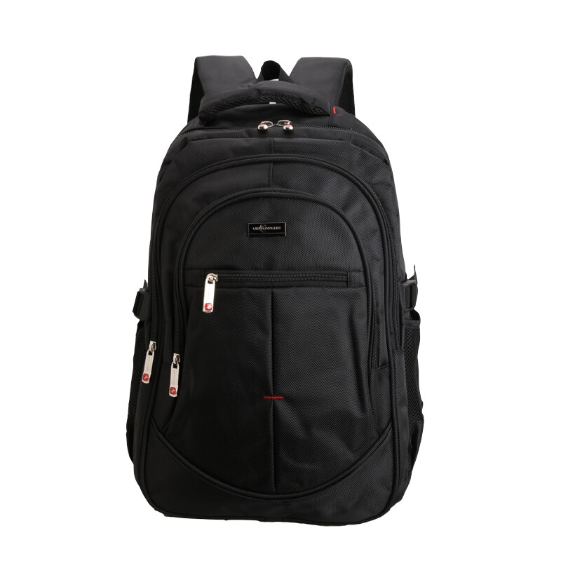 Chuwanglin homens e mulheres portátil mochila mochila escolar saco de viagem à prova dwaterproof água masculino computador portátil saco preto zdd4193: Black