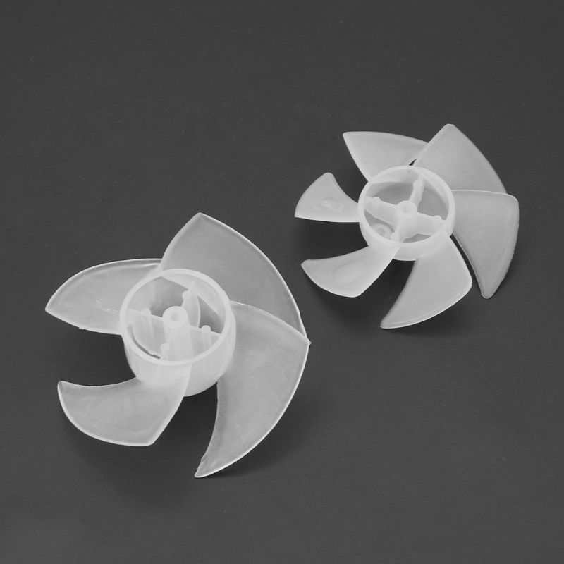 Mini ventilador de plástico para Motor de secador de pelo, cuchilla pequeña de 4/6 hojas, U1JE