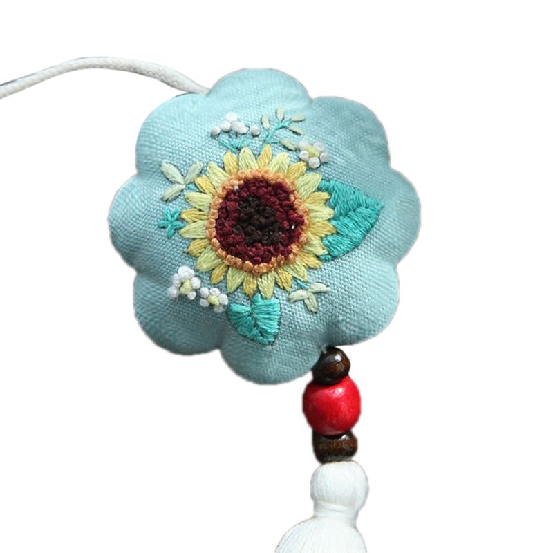 Sachet de matériel broderie de voiture | Bricolage de Style chinois, Sachet de suspension de voiture, Kit de cerveaux, broderie K1MF: E