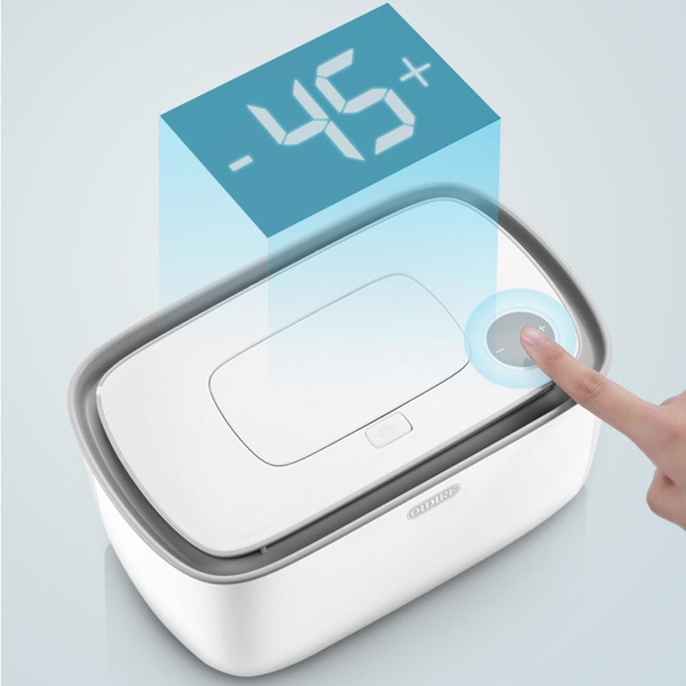 Bærbart baby vådt håndklæde husholdningsbørneservietter varmelegeme termostat varm vådt tissuepapir sag serviet opvarmning isolering boks
