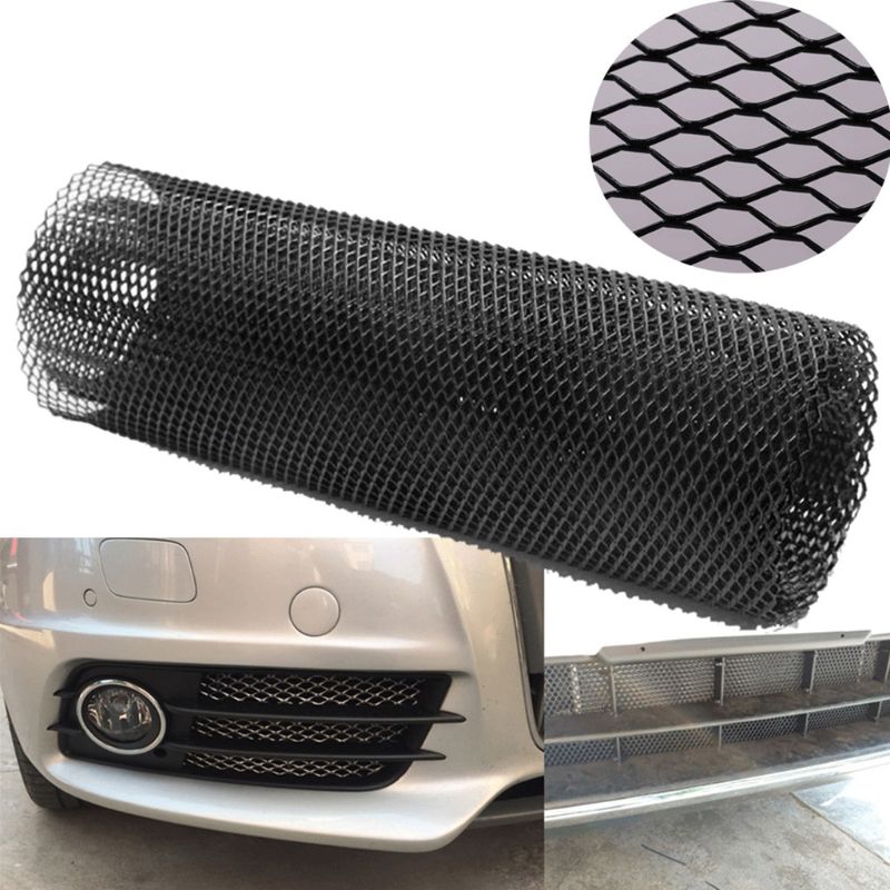 Universele zeshoekige aluminium gaas grill afdekking auto bumper motorkap ventilatierooster net 6 xdb