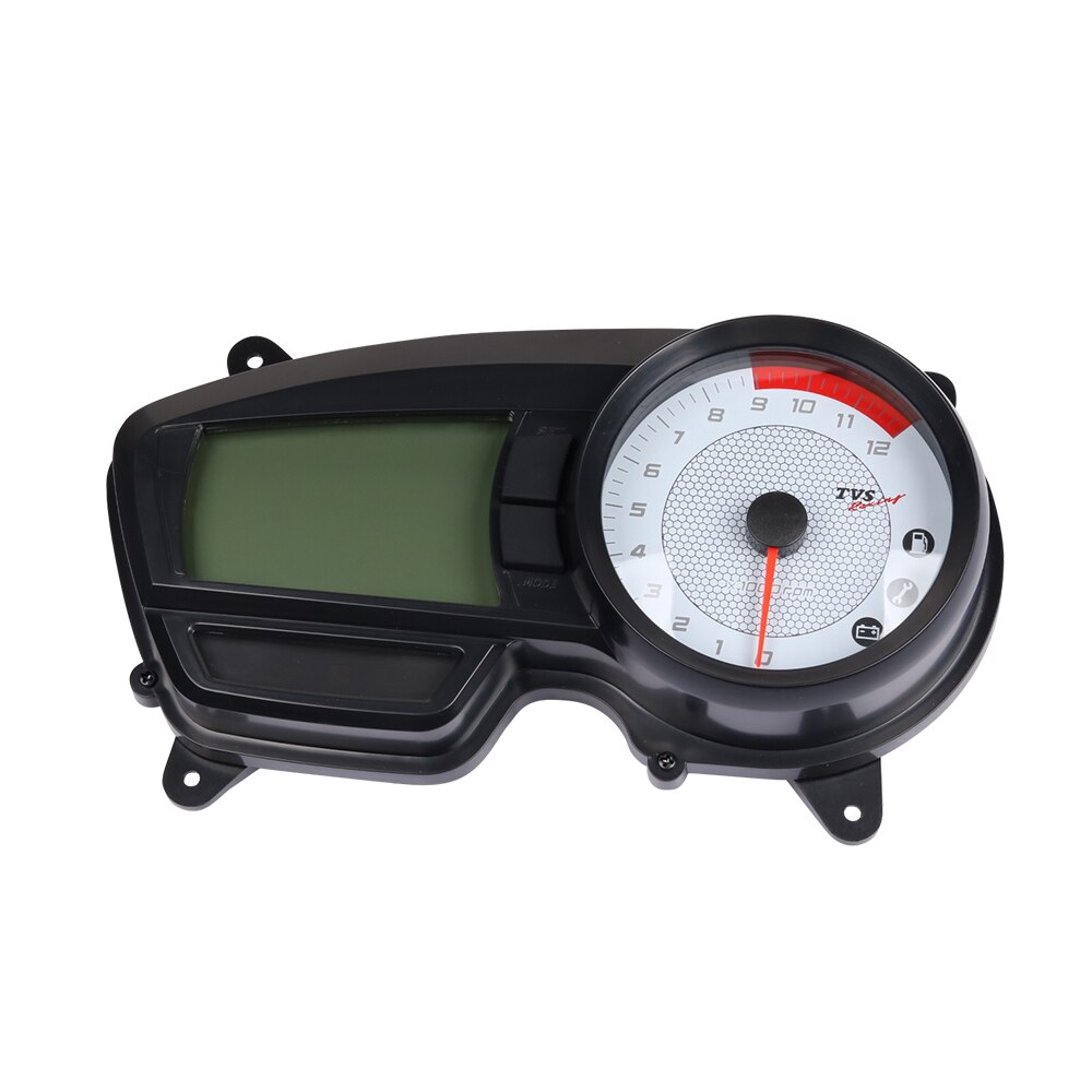 Analoge Kilometerteller / Snelheidsmeter 60mm Zwart Controle Lampjes Analoge Kilometerteller / Snelheidsmeter 60mm Zwart Controle Lampjes