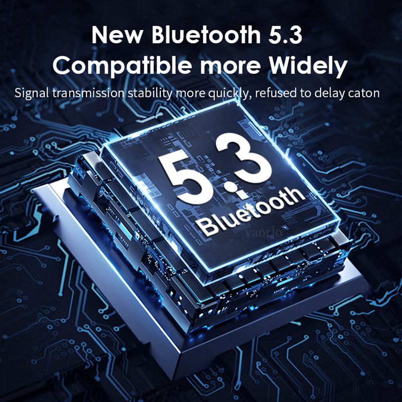 2-in-1 Bluetooth 5.3 audio-ontvanger zender 3,5 mm Aux-aansluiting RCA stereo muziek draadloze adapter dongle voor tv auto pc-hoofdtelefoon