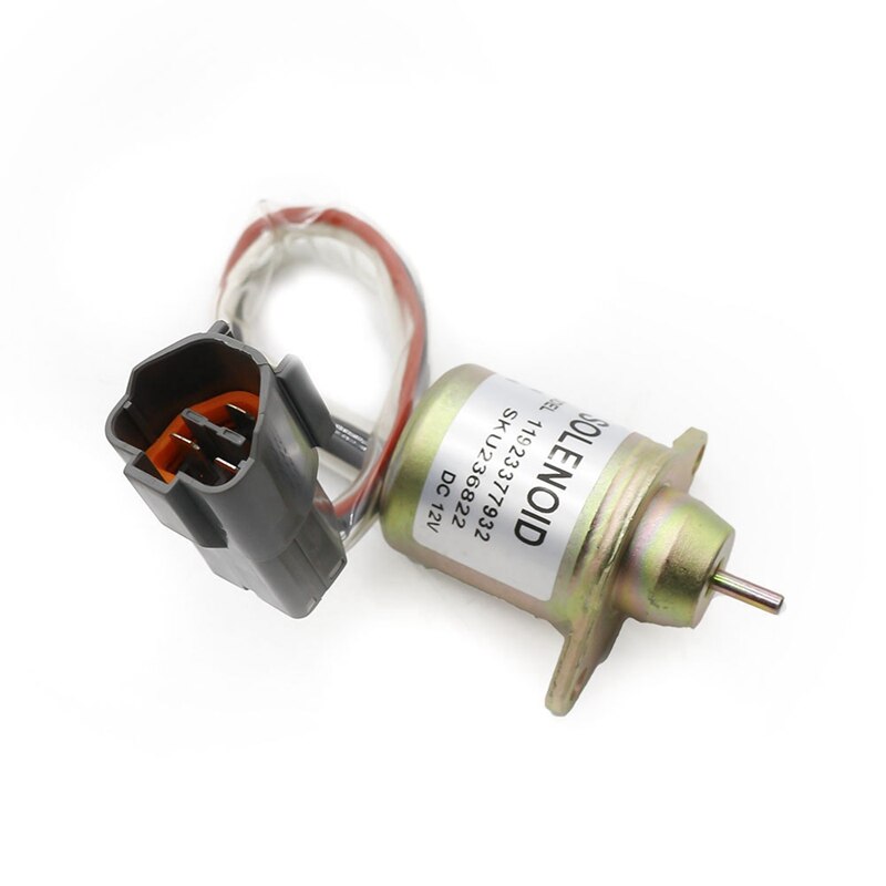 Solenoide de cierre de combustible para generador de TRACTOR YANMAR, JOHN DEERE, 119233-77932