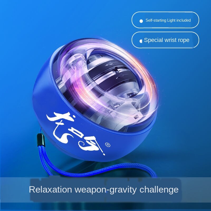 Wzmacniacz automatyczny początek siła moc nadgarstka piłka żyroskop spinning nadgarstek wirnik przyrząd robić ćwiczenia uścisku żyroskop piłka zdatność robić rozluźniania mięśni: fioletowy