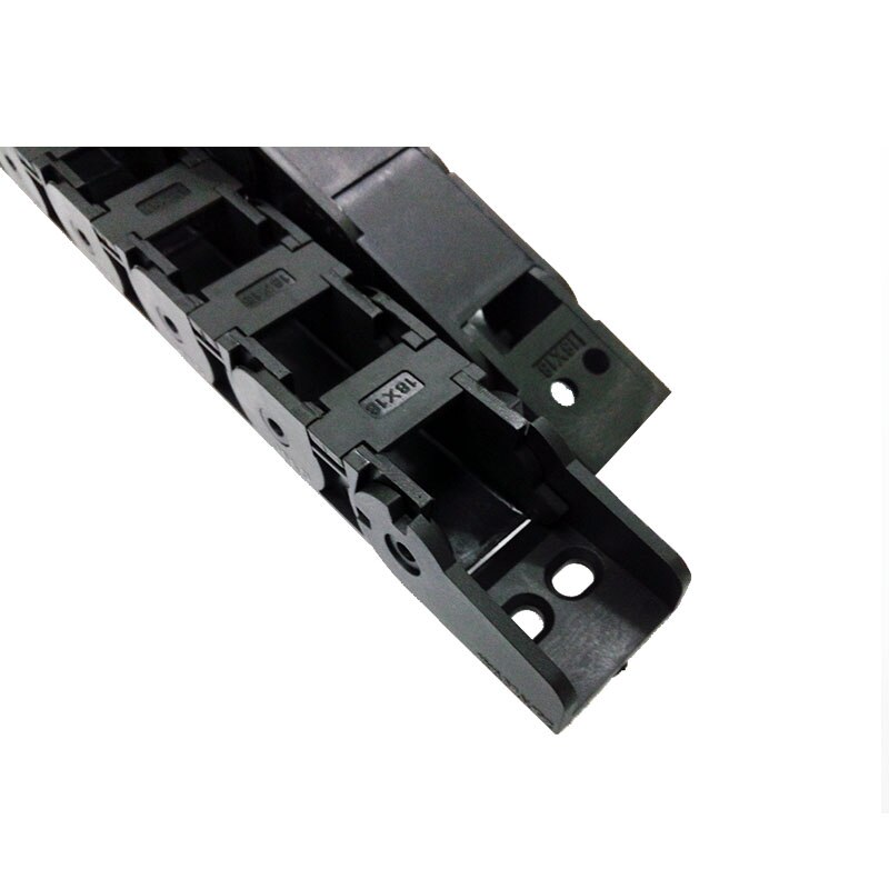 Jflo 1 meter 18 x 18mm tråd bärarkabel dragkedja halvsluten inuti öppnings draglina cnc router verktygsmaskiner
