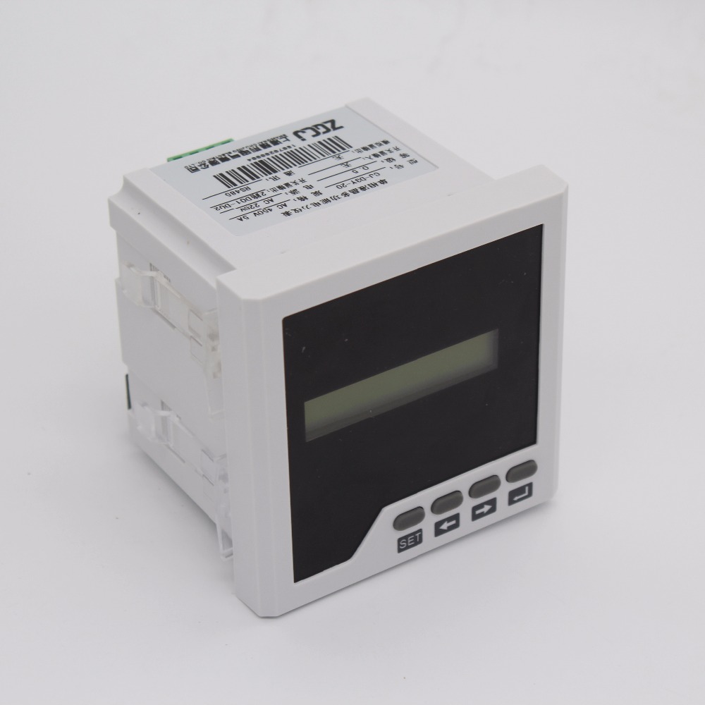 Single phase Multi-function power Meter LCD AC 0-450V A V Hz W KWH PF cos panel meter with 2 relay alarm output and RS485