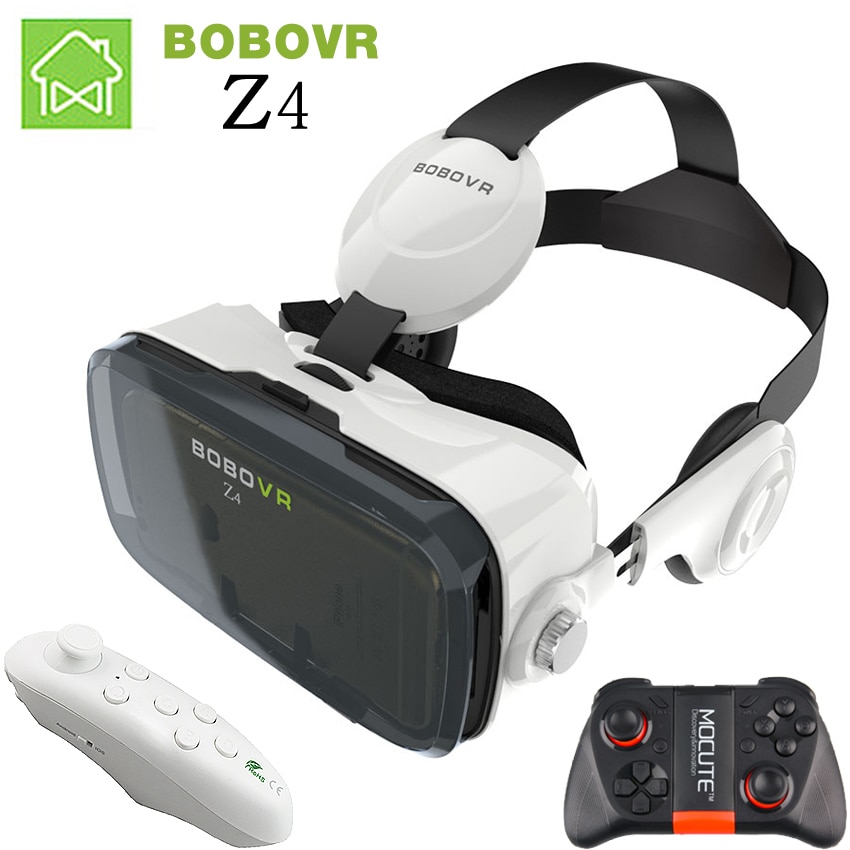Virtual Reality 3D VR Bril BOBOVR Z4 Kartonnen Slimme Bril VR Doos Werkelijkheid 3D Bril Met Hoofdtelefoon