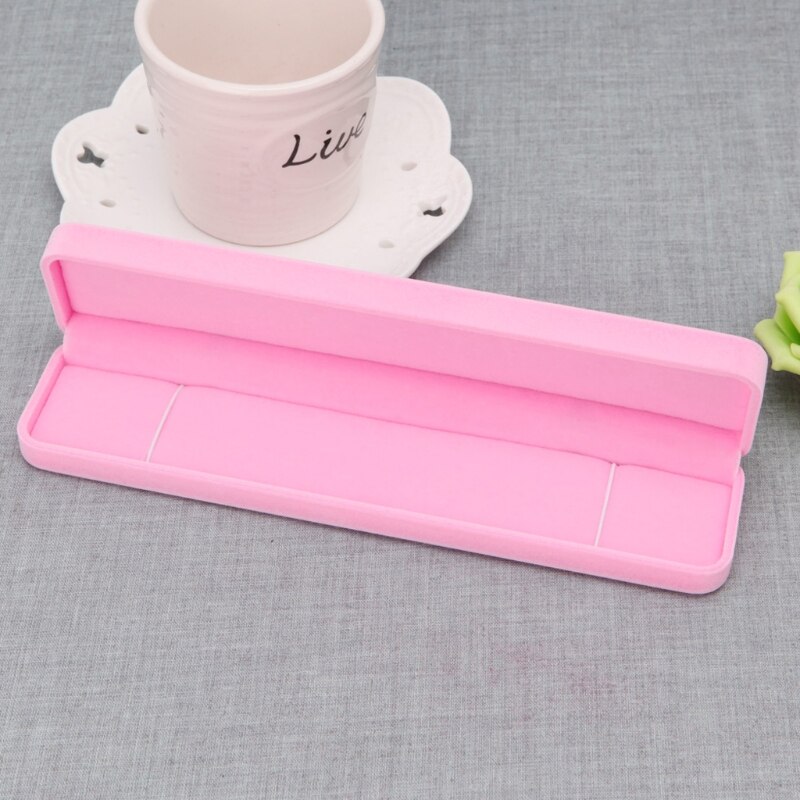 1Pcs Jewelry Box necklace bracelet Ring Storage Box Organizer Display Case Lovely pink girls