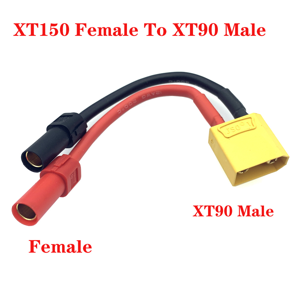 XT60 XT90 to AS150/XT150 Male/Female Plug Adapter Cable 12AWG Wire Silicon Wire Balanced charge Adjustment Conversion Connector: PURPLE