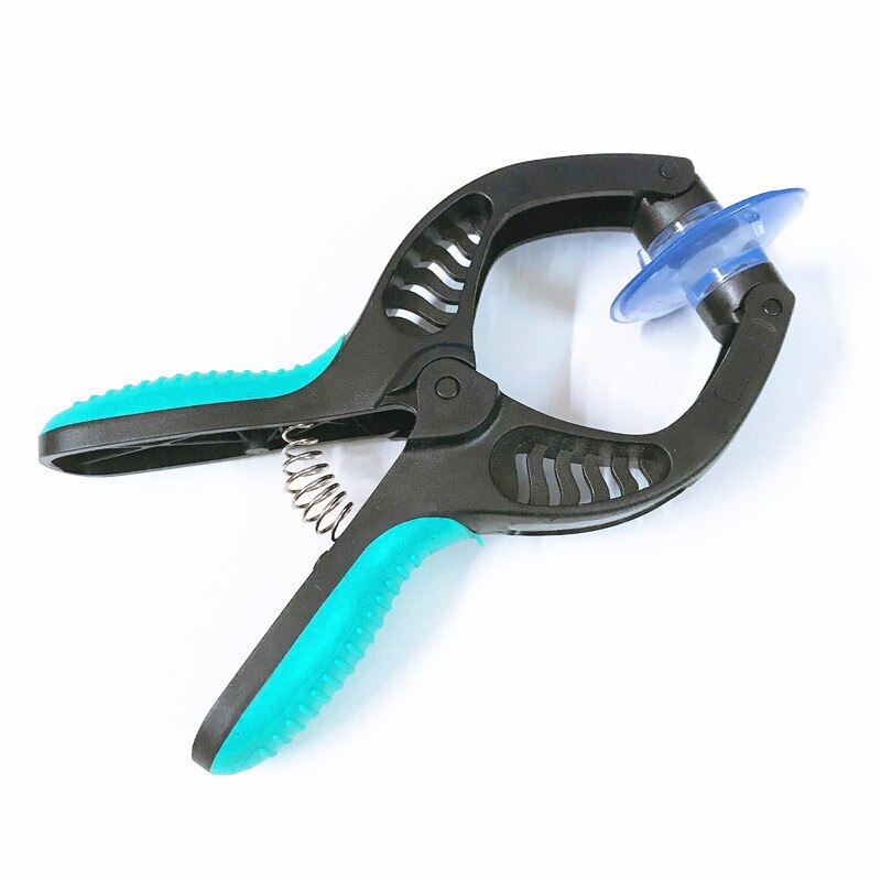 Mobile Phone Repair Tool Sets Portable LCD Screen Plier Cell Phone Opening Suction Cup Clamp Repairing Tool: Blue
