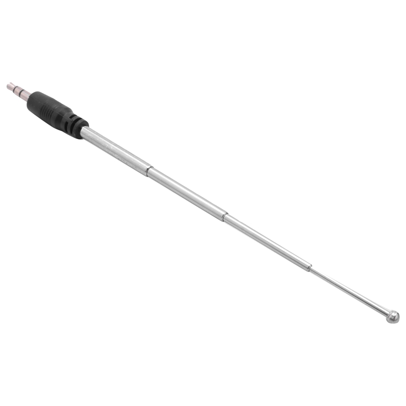 Antenne Radio FM Télescopique pour Téléphone Portable, 2 Antennes, 3.5mm, 4 Spam, Régule 3 Régulations, 4 Équipements Audio