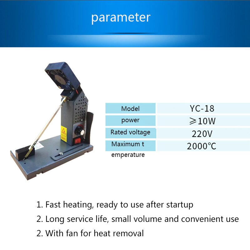 Small Cutting Machine Ribbon Ribbon Hand Weaving Machine Heating Wire Cutting Machine Trademark Ironing Machine