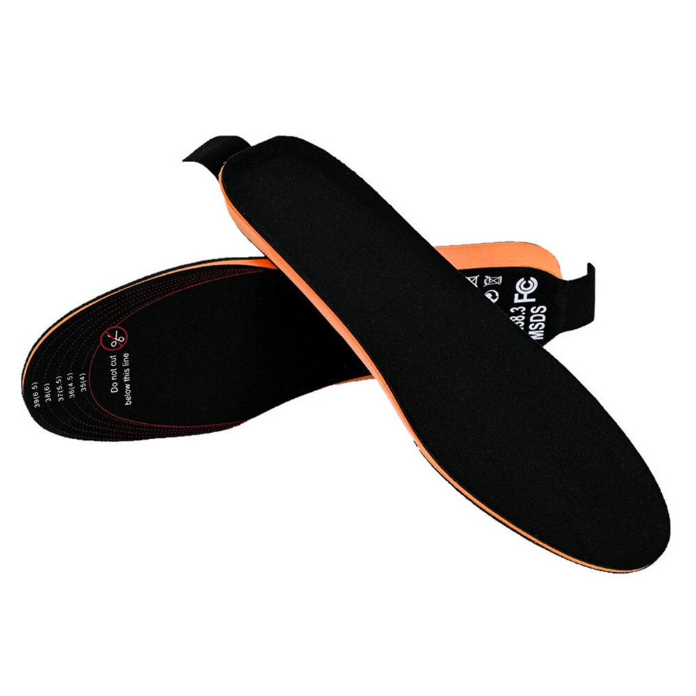 Solette per scarpe riscaldate USB con telecomando 3.7V 2100MA piedi calzino caldo tappetino per riscaldamento elettrico solette per riscaldamento elettrico