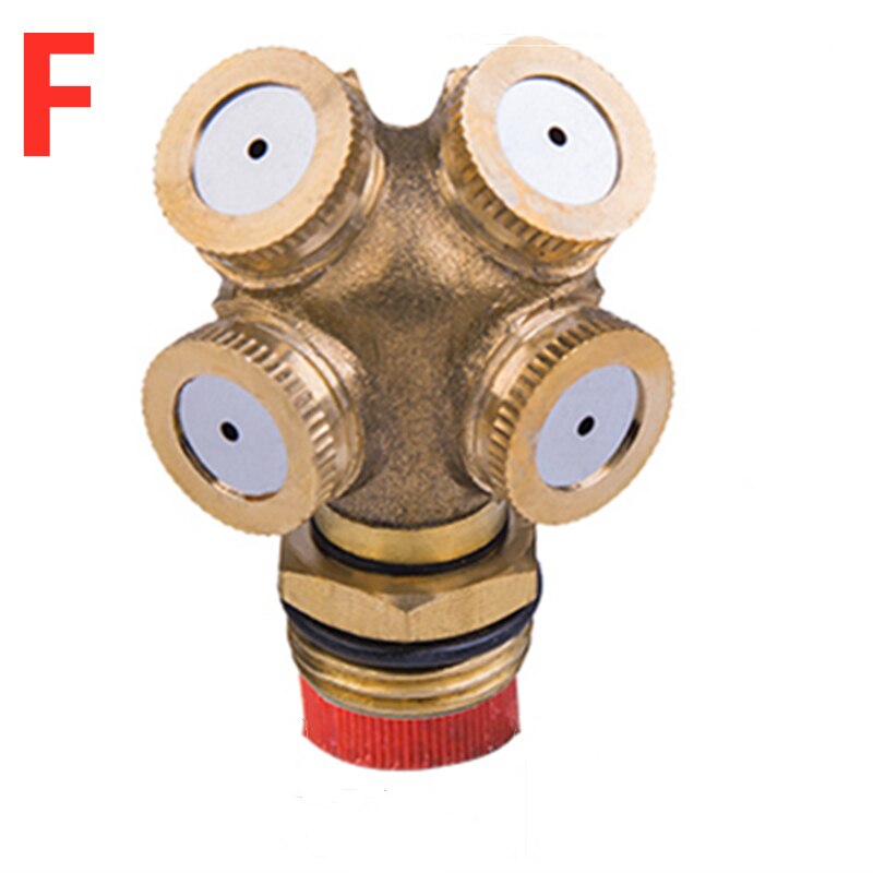 1/2" Adjustable Brass Spray Misting Nozzles Garden Watering Irrigation Brass Spray Nozzles