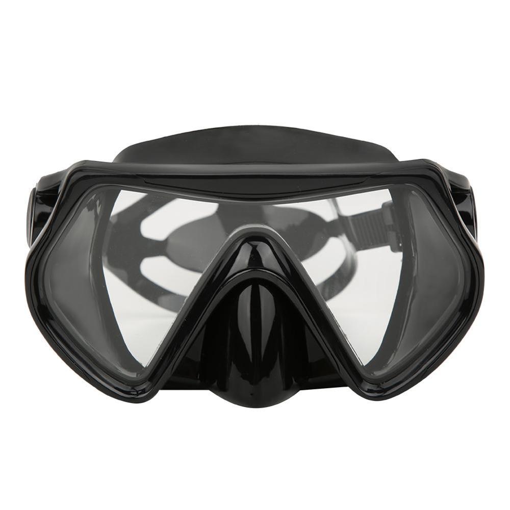 Voksen dykking snorkle maske sett svømmebriller dykking snorkling dykking briller svømme full tørr puste rør maske sett: Briller