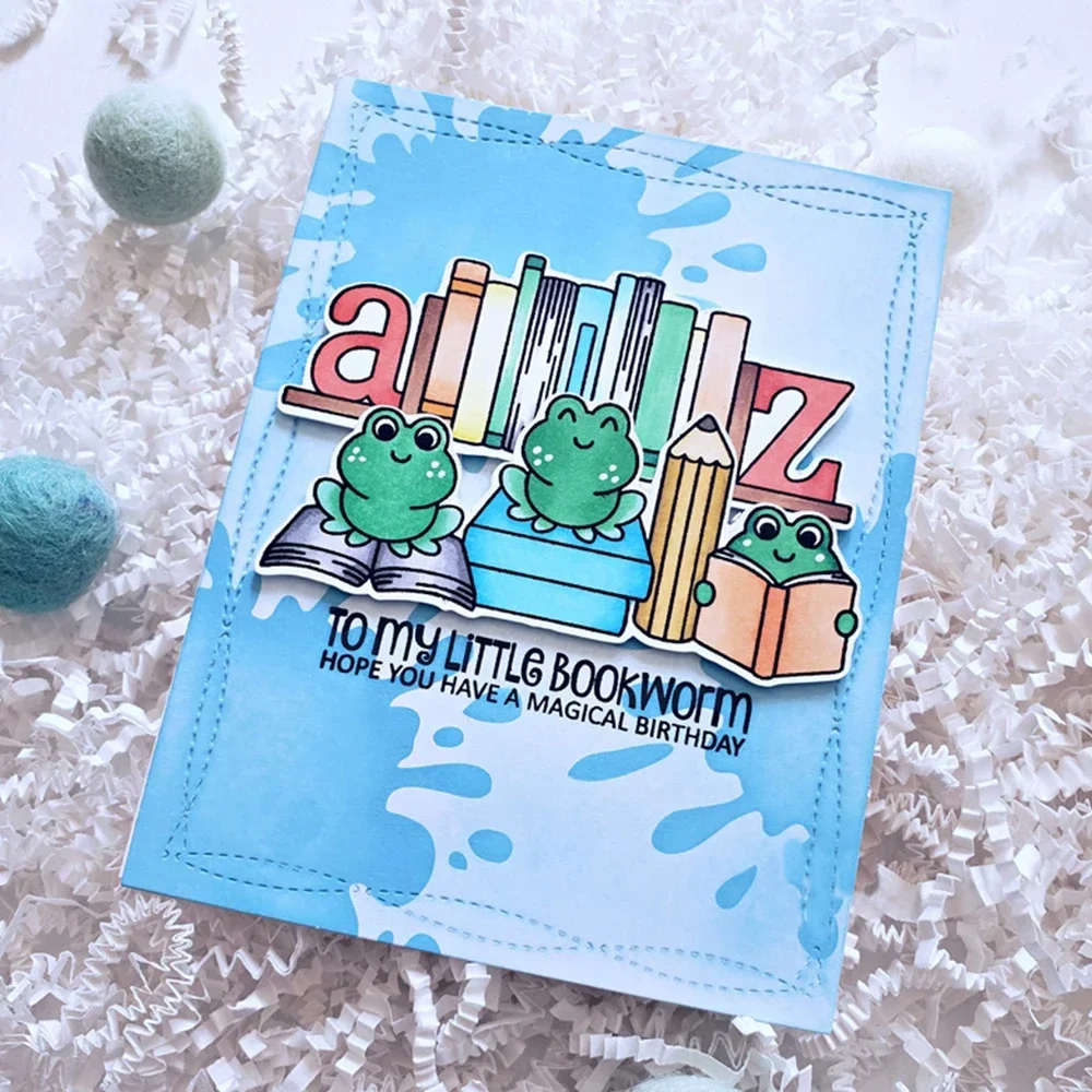 Ballonbos Sea Whale Peckish Knuffels Stempels en Stansmessen Zonnebloemen Alle Ingebouwde Stempel Voor DIY Scrapbooking Kaarten Maken