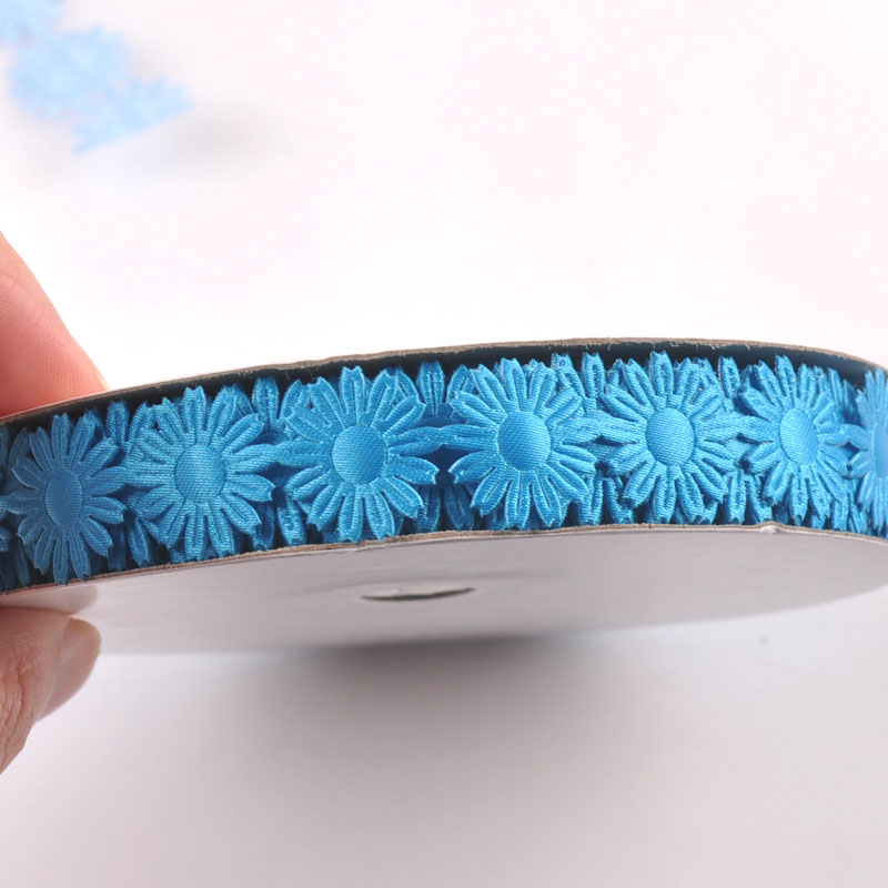 Width1.8cm Multicolor Bloem Kant Linten Voor Ambachten Wikkelen Lint Diy Geborduurde Stof Wedding Party Home Decor C2410
