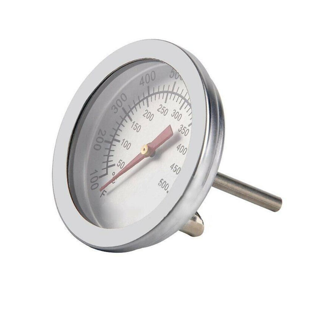 50-500 grill rostfritt stål grill grill rök termometer temperaturmätare ugn termometer