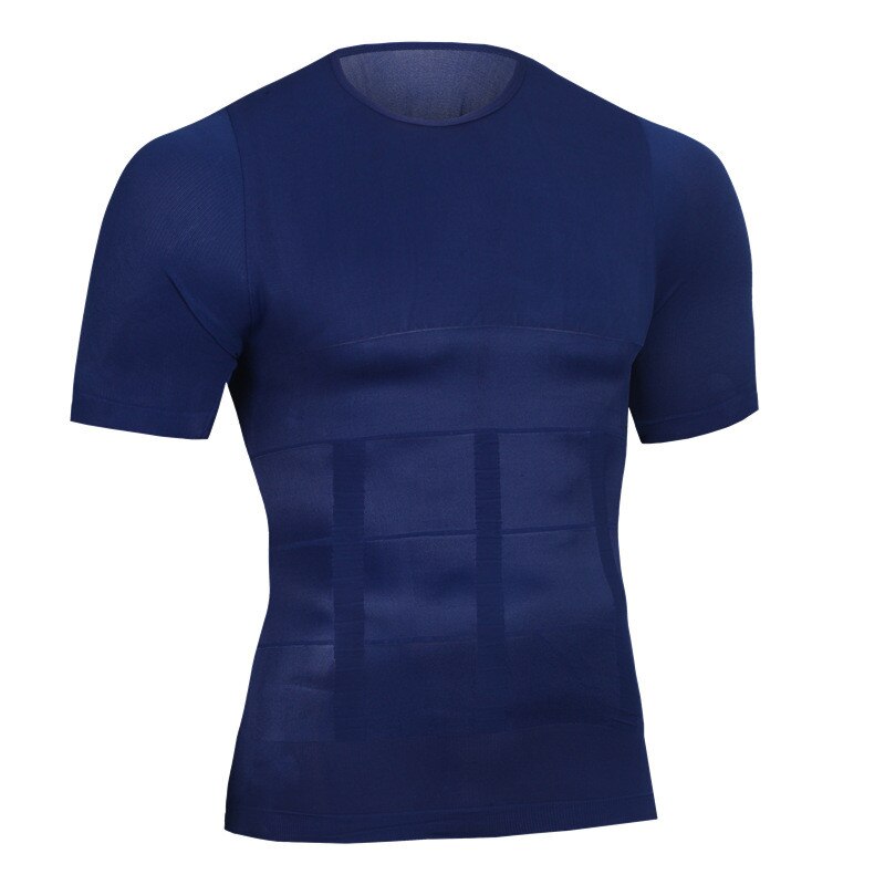 Men&#39;s Shapers Slimming Belly shirts Leotard Waist Corsets Underwear Male Abdomen Trimmer Breathable Body Compression T-shirt