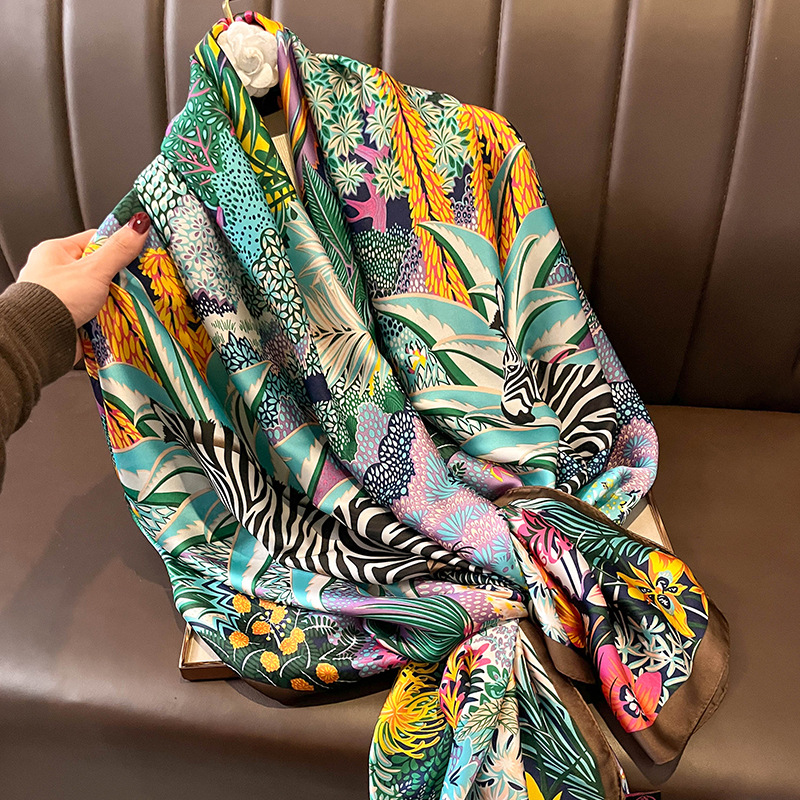 Sciarpe Dipingere Foulard Di Seta Sciarpa In Pura Seta Dipinta A