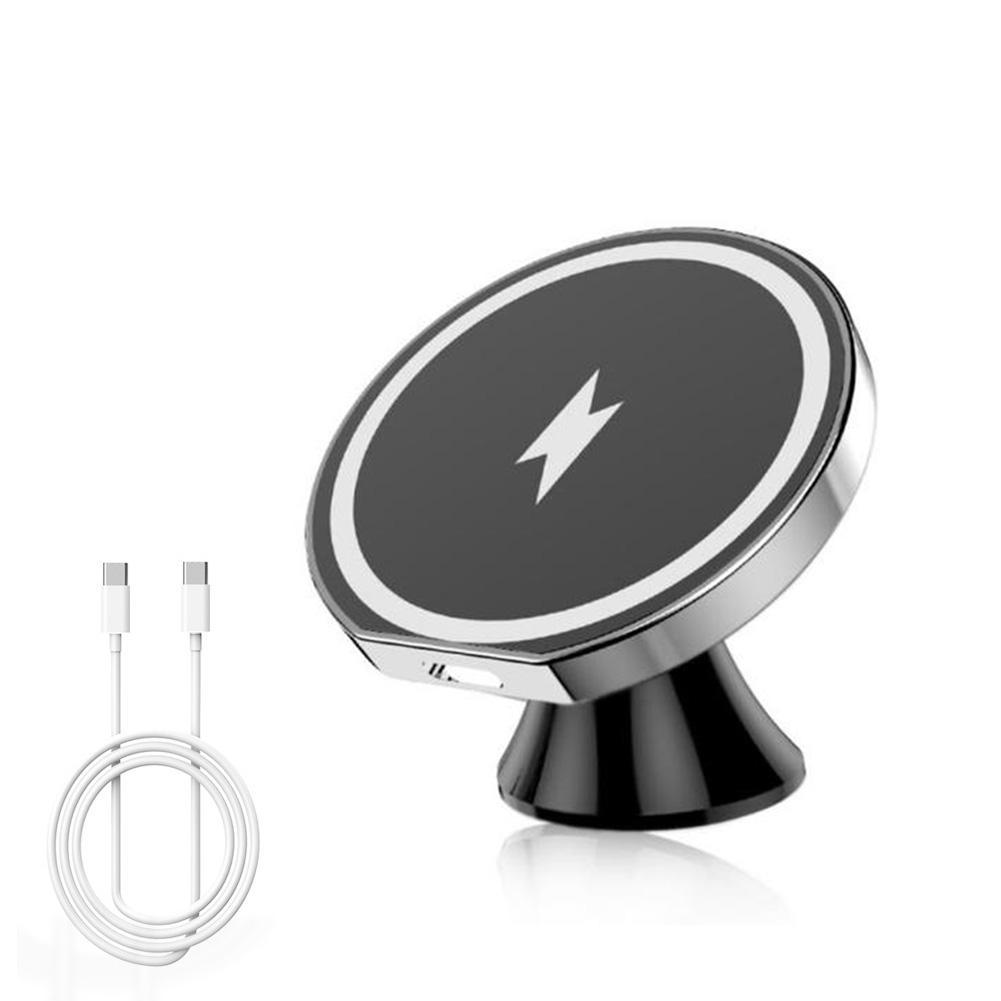 Magnetische Snelle Opladen Auto Telefoon Houder, 15W Draadloze Oplader Voor Iphone 12 Pro Mini, Case, 360 Graden