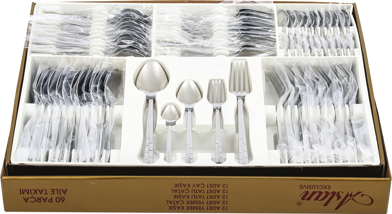 Tulip High-End 60 Piece Cutlery Set Tableware stainless steel cutlery set Flatware stainless steel