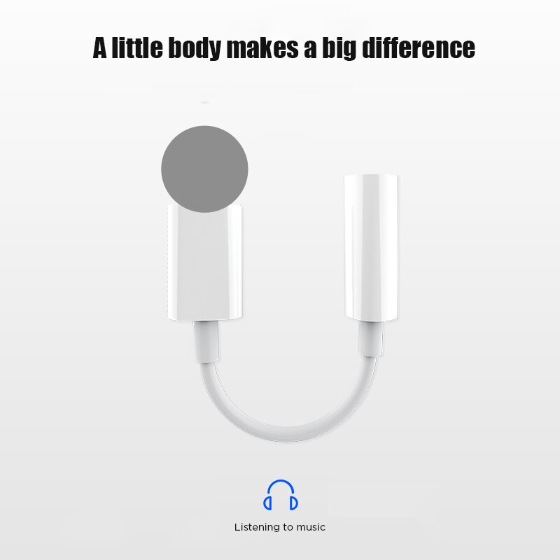 Headphone Adapter For iPhone 7 8 11 X XR AUX Earphone Adaptador on IOS 14 11 12 13 To 3.5mm Jack Female Male Charger Adapters