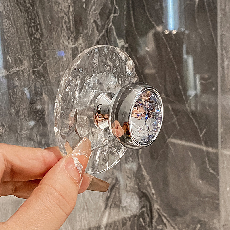 Acryl Badkamer Kristal Transparante Haak Muur Kleding Hanger Deur Handvat Handdoek Sleutel Sieraden Opberghaak Keuken Accessoires